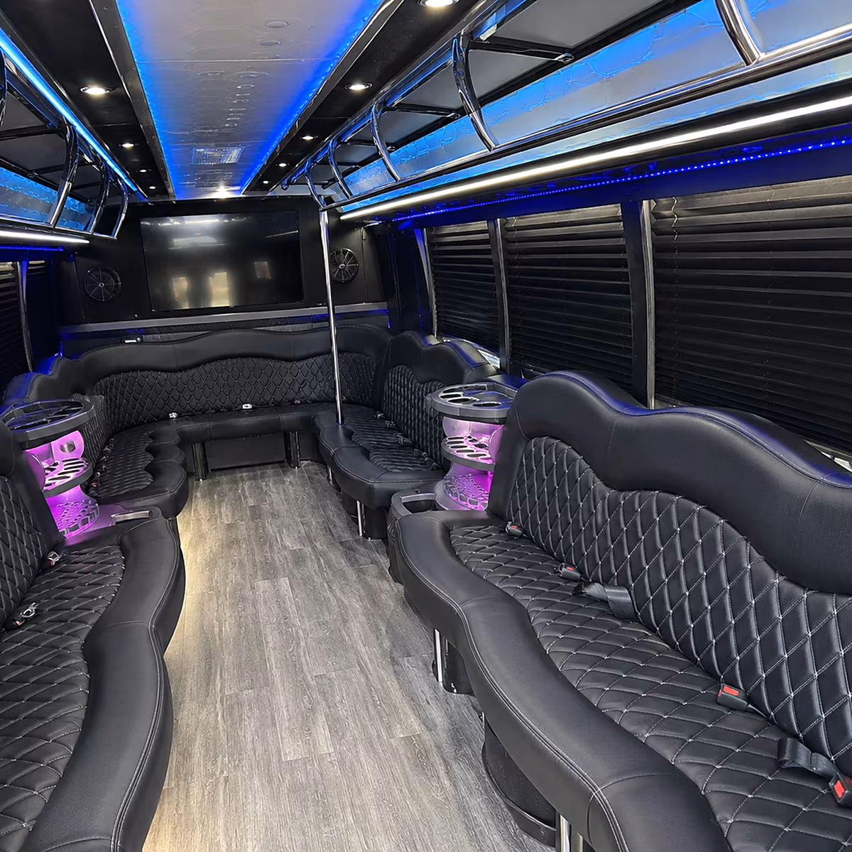 party bus transportation for visalia area proms