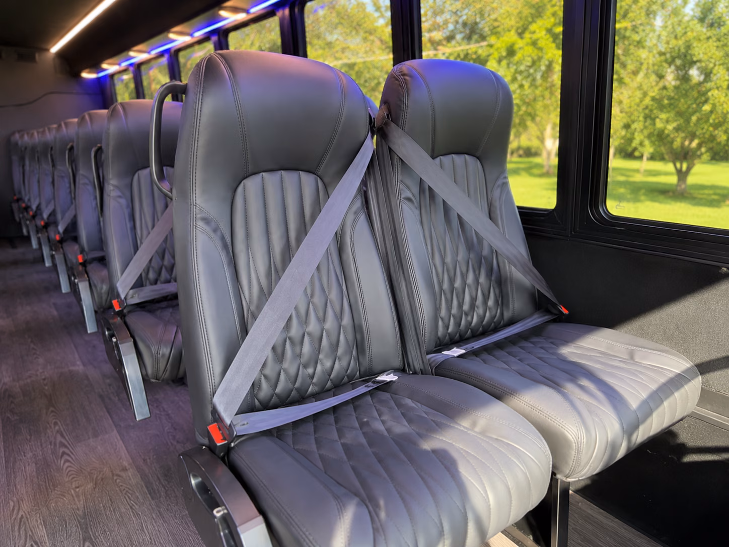 visalia government military transportation onboard seating
