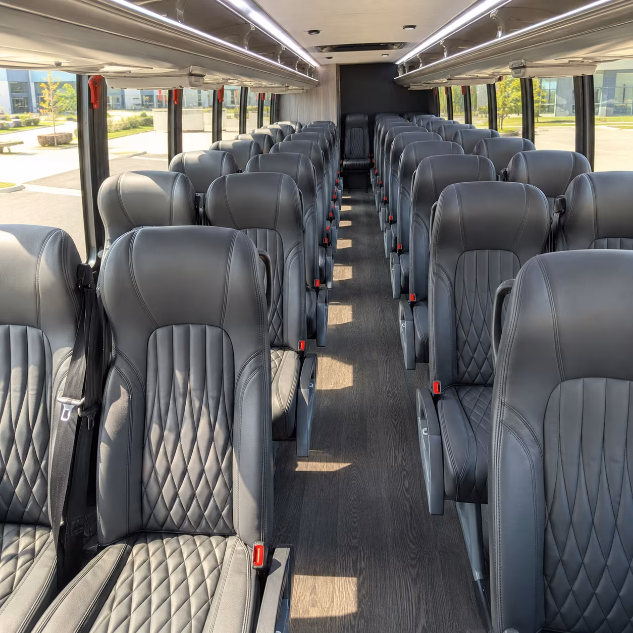 visalia private event transportation onboard seating