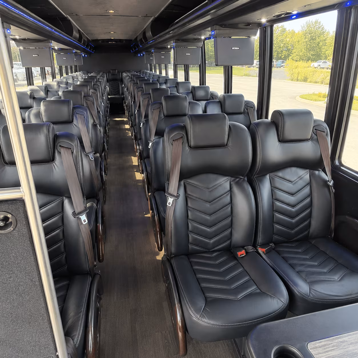 visalia religious group transportation onboard seating
