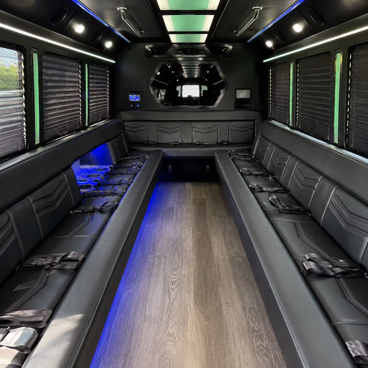 visalia wedding party bus rental